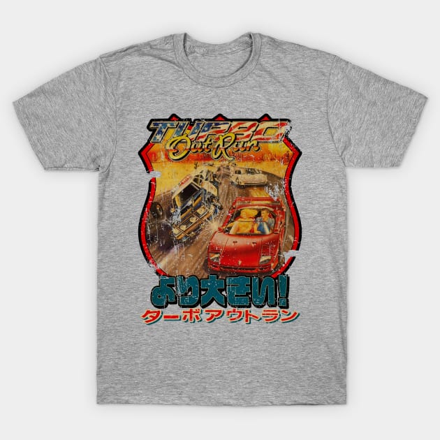 Turbo Outrun // 90s Arcade // Japanese T-Shirt by Kiranamaraya